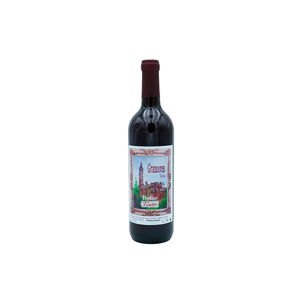 Vino tinto botella 0,75 CL 15º